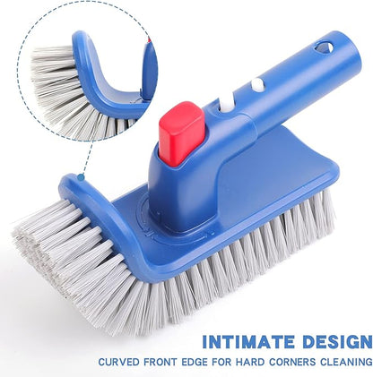 Sepetrel Pool Brush Head for Cleaning Walls,Steps & Corners,Rotatable Hand Scrub Brushes,for Inground/Above Ground Swimming Pool,Spa, Bathroom, Hot Tub, Kitchen