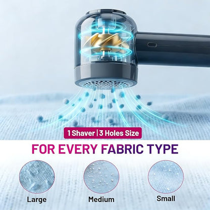 2-in-1 Travel Steam Iron with Fabric Shaver, Portable Mini Iron for Clothes with Detachable Lint Remover, 1000W Handheld Wrinkle Remover for Home & Travel