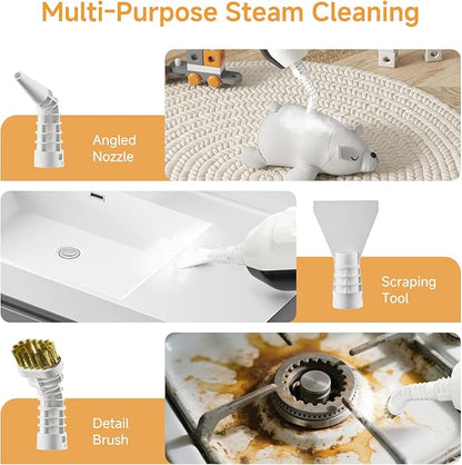 Steam Mop, Multi-Purpose Steam Cleaner for Home Steamer for Floor Cleaning, Floor Steamer Cleaner for Deep Cleaning with Handheld Steamer Mops Accessories, Pet Steam Mop Cleaner for Hardwood, Tile