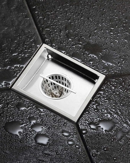 2 Inch Hair and Debris Strainer, Shower Drain Strainer with Lifting Hook, Stainless Steel Debris Basket Shower Drain Catcher, Hair Catcher for Floor Drain