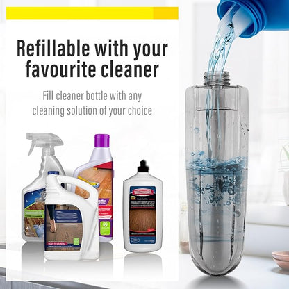 Mops for Floor Cleaning, Spray Mop with 400ml Refillable Bottle and 3 Replacement Pads Dry Wet Floor Household or Commercial Hardwood Laminate Tile Ceramic