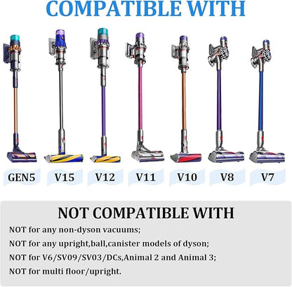 Dryer Vent Lint Removal Tool Vacuum Attachments Hose for Dyson GEN 5 V15 V12 V11 V10 V8 V7 Detect Outsize Slim Absolute Cyclone Vacuum Cleaner Dryer Cleaner Kit Nozzle Crevice Flexible Hose