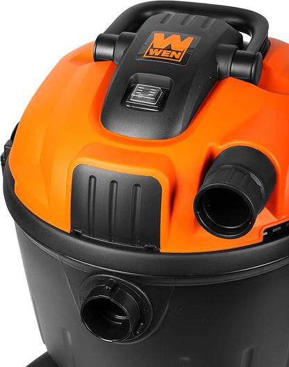 Wen VC9209 10-Amp 9.25-Gallon 6.5 Peak HP Wet/Dry Shop Vacuum and Blower with 0.3-Micron HEPA Filter, Hose, and Accessories