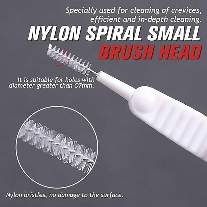 Gap Hole Anti-Clogging Cleaning Brush, 2026 Upgrade Shower Head Brush Shower Head Cleaning Brush Shower Head Cleaner Tool Multifunctional Shower Head Cleaning Brushes for Household Bathroom (40Pack)