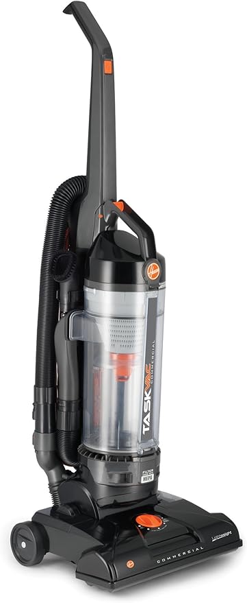 Hoover Commercial TaskVac Vacuum Cleaner, Bagless Upright Vac for Carpet, Lightweight, 35 Foot Cord, Easy Maintenance, with Accessory Pack, Powerful Vacuum Cleaners for Commercial Use