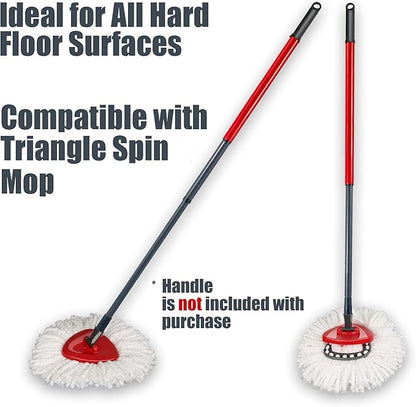 homsis Mop Head Replacement Compatible with O Ceda EasyWring Spin Mop Replace Refills for Ocedar, Deep Cleaning Machine Washable and Easy-to-Replace, 6+1 Count