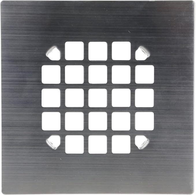 Danco 11045 Snap-in Shower Strainer & Drain Cover, Brushed Nickel