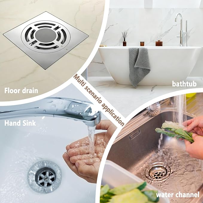 Shower Drain Hair Catcher 4 Inch,30PCS Shower Drain Mesh Stickers,Shower Drain Cover for Bathroom, Laundry, Bathtub, Kitchen, Sink, for Human and pet Hair Catcher