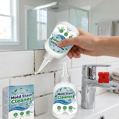 Mold Stain Cleaner Gel, 6.7 Fl oz All-Purpose Gel for Home Use on Washing Machine Gasket, Bathroom Grout, Sink, Shower, Caulk, and Front Loader Seal