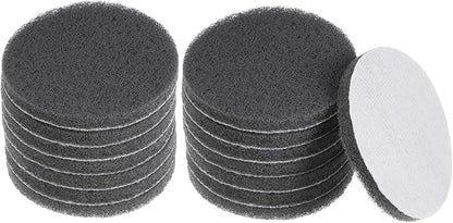 HARFINGTON 15pcs Drill Power Brush 4 Inch Tile Scrubber Scouring Pads 1000-1200 Grit for Bathroom Kitchen Household Cleaning