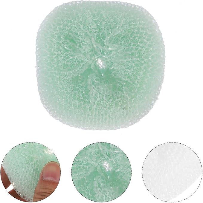 Healeved 3sets Scouring Sponge Kitchen Cleaning Balls Tool Pot Pan Dish Washing Scrubbers Clean Ball 12pcs*3 Random Color