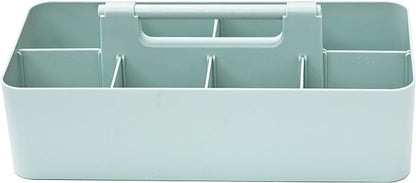 Portable Caddy American Made, DIY Dividers, 8 Compartments, Supply Organizer, Portable Tote Basket with Handle Storage Organizer Bathroom, Office, Crafts, or School Supplies