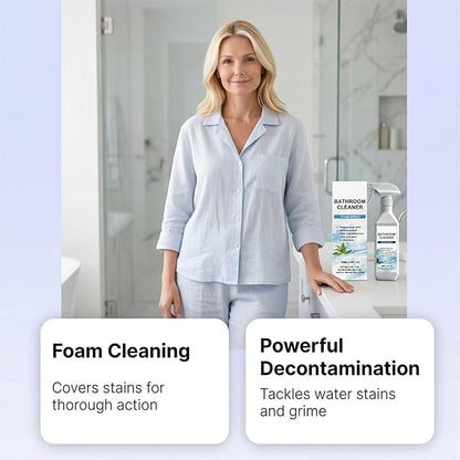 Scale Remover Bathroom Cleaner, Bathroom Descaler Foam Cleaner Spray, for Tiles, Glass, Stainless, Steel, Natural Stone (1Pc)