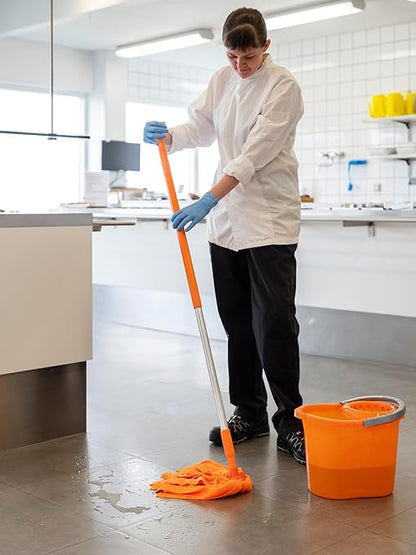 Vikan Microfiber Socket Mop, Orange