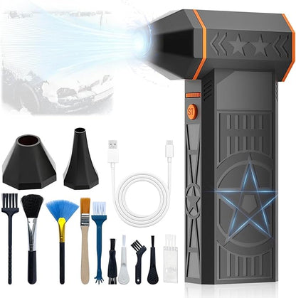 Snow Whiz Turbo Blower,130,000RPM Mini Turbo Snow Blower,Snowwhiz Turbo Blower Handheld,Turbo Breeze Electric Blower,Air Duster Cordless Cleaner for Car Windshield Winter Snow Cleaning