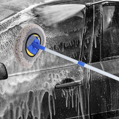 ULTECHNOVO Car Wash Mop Head Replacement Soft Chenille Scratch Proof Brush Cover for Auto Detailing Supplies Truck Rv SUV Boat Cleaning Accessories