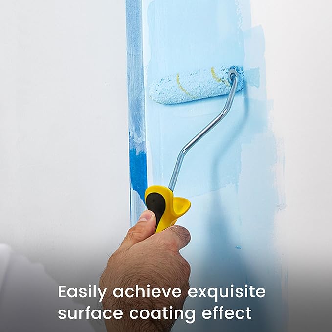 Voomey Paint Roller Covers 4 Inch，1/3" Nap Mini Roller Covers，Roller Covers for Painting，Home Painting Supplies，Pack of 48.