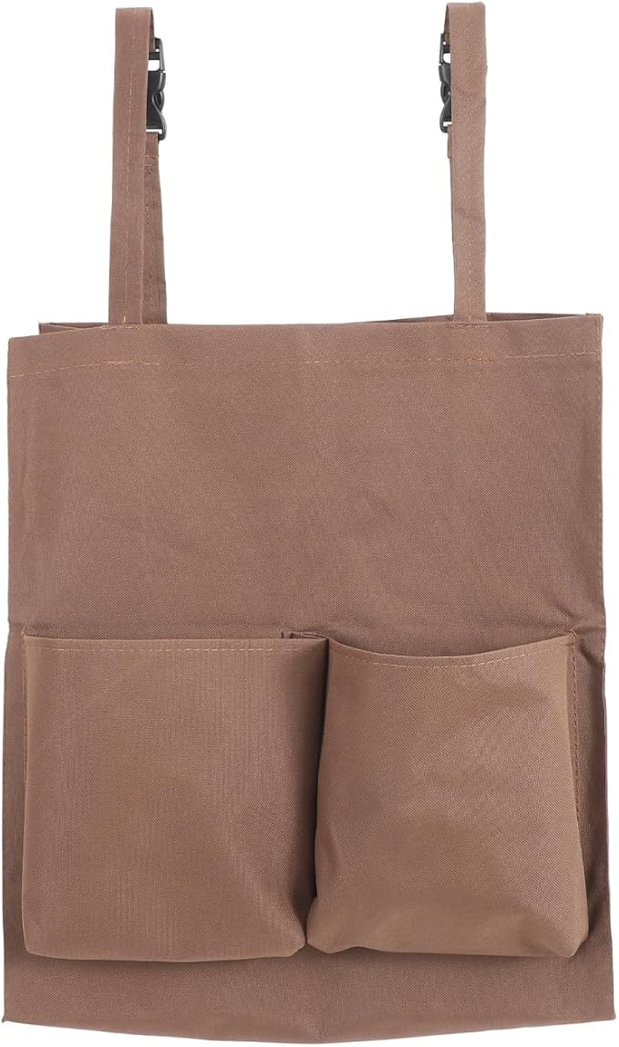 Janitorial Cart Bag Replacement with Straps 17.71X15.74X7.87In Durable Cloth Cleaning Tote for Janitorial Cart Utility Trash Collection and Housekeeping Supplies