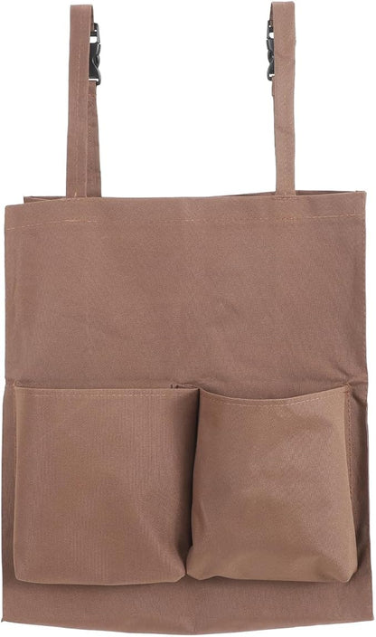 Janitorial Cart Bag Replacement with Straps 17.71X15.74X7.87In Durable Cloth Cleaning Tote for Janitorial Cart Utility Trash Collection and Housekeeping Supplies