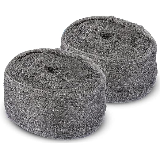 Steel Wool Mice Control Pads & Rodent Barrier Kit - Gap Blocker Fill Fabric for Holes in Siding/Pipeline/Vents - 2 Pack