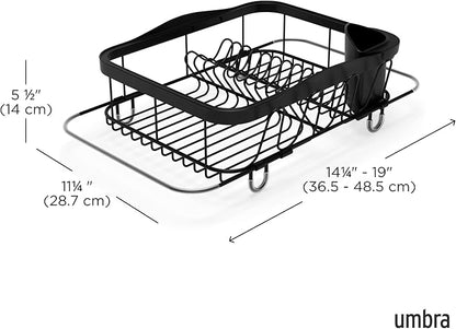 Umbra SINKIN Multi-USE Dish Rack Black