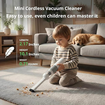 Handheld Car Vacuum Cleaner,Car Vacuum Portable,High Power Hand Held Vacuum,with 2 Suction Modes and 16800 Pa Suction Power Blowing & Inflating 2 Modes for Car, Desk, Keyboards