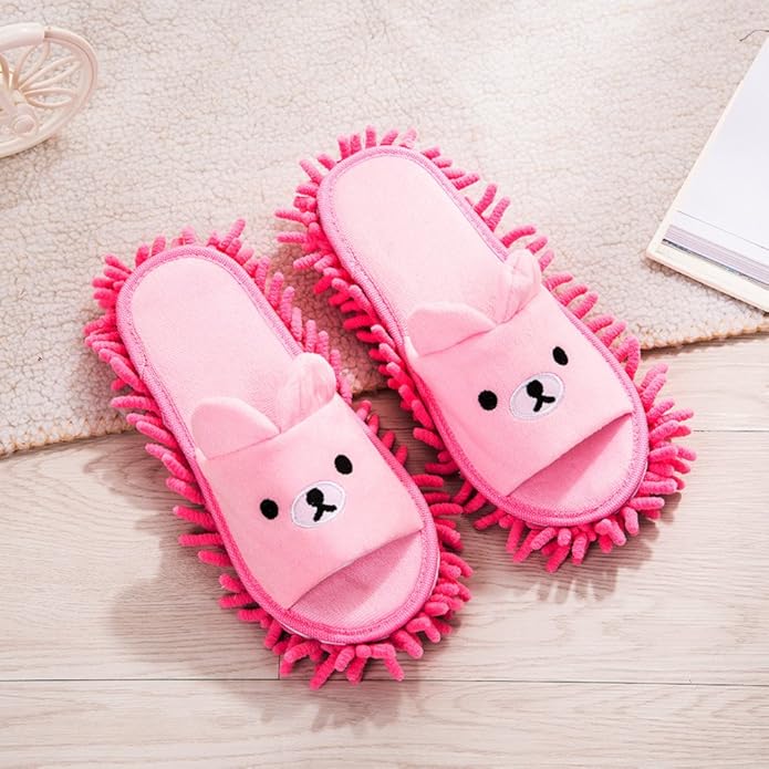 Selric Super Chenille Microfiber Washable Mop Slippers Shoes, Detachable Mopping Shoes, Floor Dust Dirt Hair Cleaner, Multi-sizes Multi-Colors Available