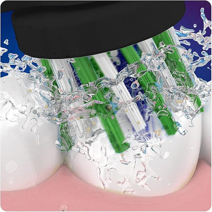 Oral-B Pro Cross Action Black Replacement Brush Heads for Electric Toothbrushes, XXL Pack of 10 Refills