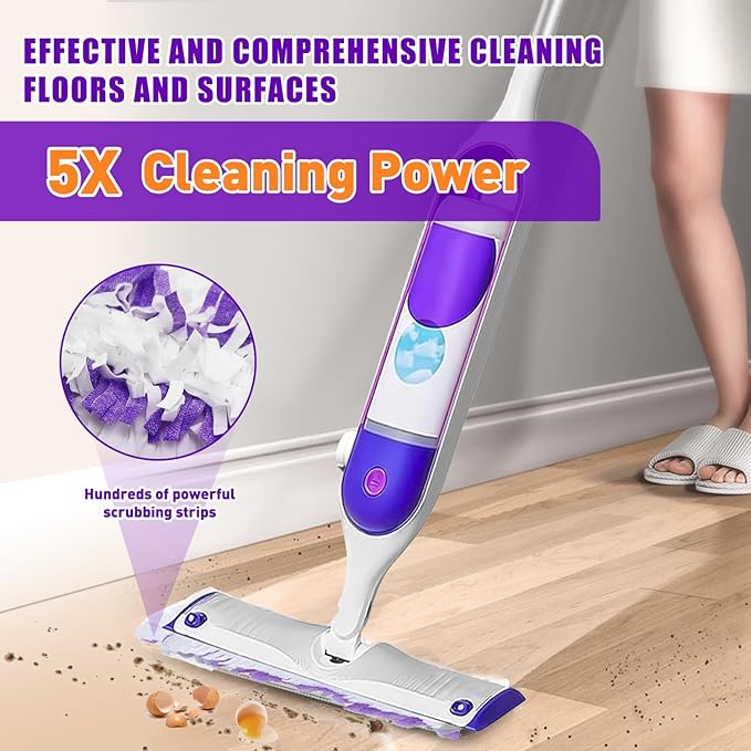 Power Mop Pads Compatible with Swiffer Power Mop Refills, Disposable Multi-Surface Power Mop Refills for Swiffer Wet Pads Refill, Cleaning Supplies for Swiffer Power Mop Pads, Unscented, 25 Pack