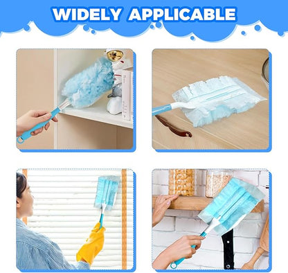 3 Pack Replacement Duster Handles – Compatible with Swiffer Duster Refills, Detachable & Reusable Plastic Dusting Wands,Handle Only