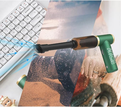 KiCA JetFan 2 Air Duster Vacuuming Accessories, Computer Vacuum Cleaner - for Keyboard Cleaning