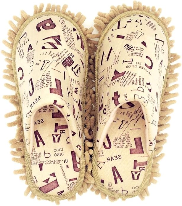 Selric Super Chenille Microfiber Washable Mop Slippers Shoes, Detachable Mopping Shoes, Floor Dust Dirt Hair Cleaner, Multi-sizes Multi-Colors Available