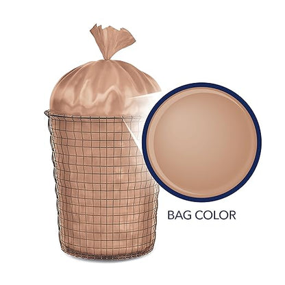Color Scents Medium Trash Bags - 8 Gallon, 45 Bags (1 Pack of 45 Bags) Twist Tie - Purple in Lavender + Sage Scent with Microban