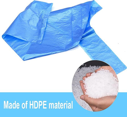 4 GALLON Bathroom Trash Bags 300 Counts Small HANDLES Garbage Bags for Office, Bathroom Wastebasket Waste Bin Colorful Portable Rubbish Bags (300)