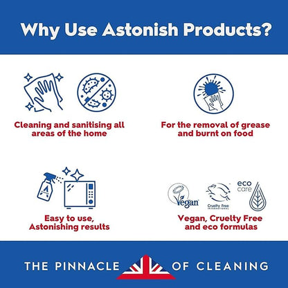 Astonish Specialist Ultimate Limescale Remover Cool Eucalyptus - No Scrub Cleaner Tackles Hard Water, Limescale, Rust & Calcium - Cruelty Free Bathroom & Kitchen Cleaning Solution, 750ml Spray Bottle