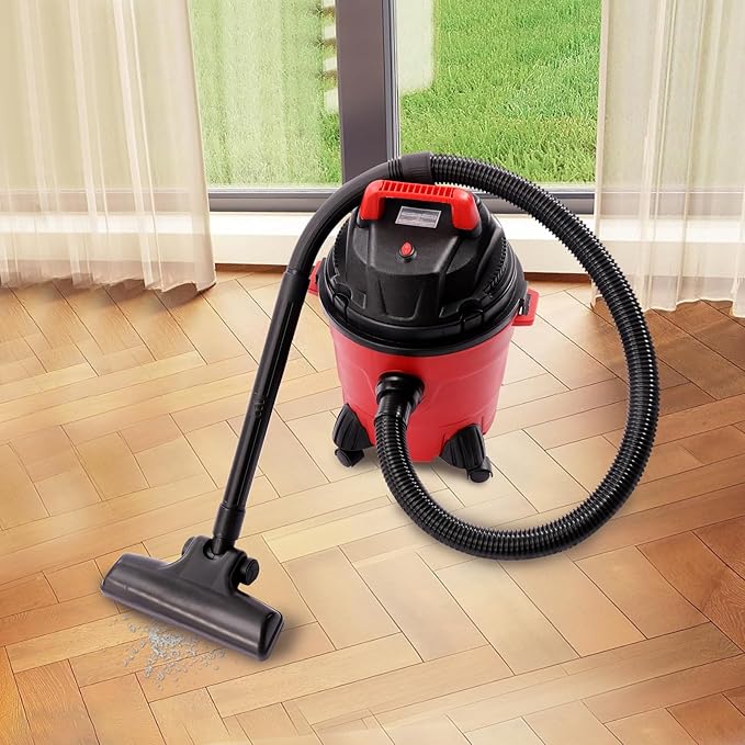 Wet/Dry Vacuum Cleaner, Portable Heavy-Duty Shop Vacuum 3 in 1 Function with Attachments for House, Heavy-Duty Portable Wet/Dry Vac Car Vacuum for Workshop, Jobsite, Garage and Home Cleaning