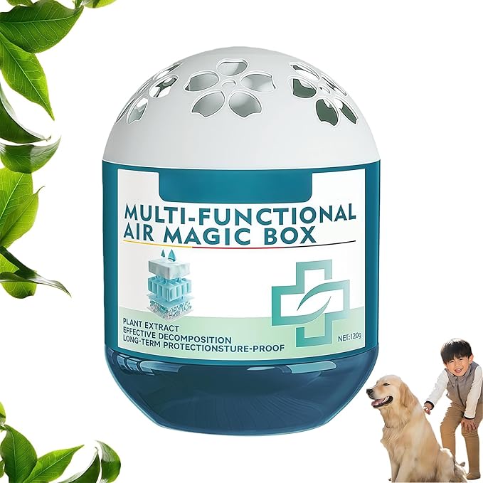 Passive Gel Dust Collector Box, Natural Plant-Based Gel Air Purifier, No Power Needed, Absorbs Dust & Improves Indoor Air Quality for Home, Office, Bedroom (1)