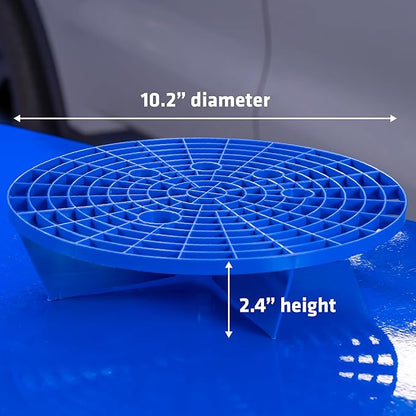 VIKING Automotive Bucket Insert Grit Trap for Car Wash and Detail Kits, Helps Remove Dirt and Debris from Microfiber, Mitts, Cloths, and Sponges, Blue