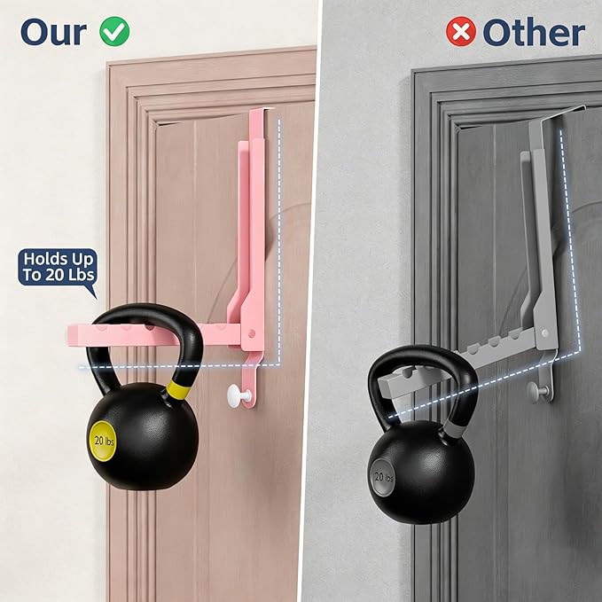 2 Pack Over The Door Drying Rack for Laundry, Over The Door Hanger Foldable, Heavy Duty Over The Door Hooks Hanger,Over Door Hook for Hanging Clothes,Rust-Resistant Over The Door Clothes Hanger