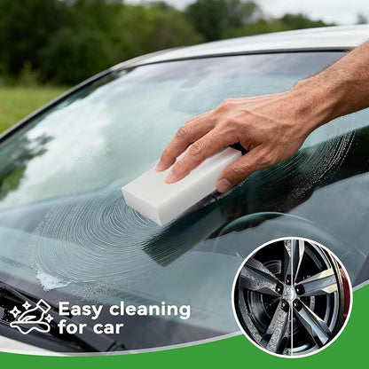 Magic Erasers Sponge, Water-Activated Cleaning Sponge, Multi-Purpose Melamine Foam Cleaner for Kitchen, Bathroom, Walls, Shoes & Car Interior – Durable, Non-Scratch & Reusable (20)
