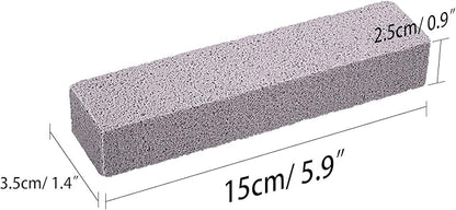 Chinco 24 Packs Pumice Stick for Cheaning, Pumice Scouring Stone Pad Removing Stain Grime Without Leaving Scratches for Kitchen Oven Stove Home Bathroom Toilet Pool House Cleaning Supplies