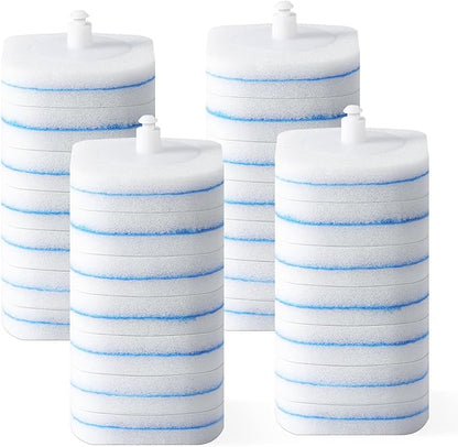 oshang 28 Count Toilet Brush Refills, Toilet Refill Pads, Disposable Toilet Brush Heads for Bathroom Cleaning