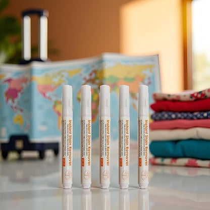 Pack of 1 Portable Bleach Pen Stain Remover for Clothing - Travel-Friendly Laundry