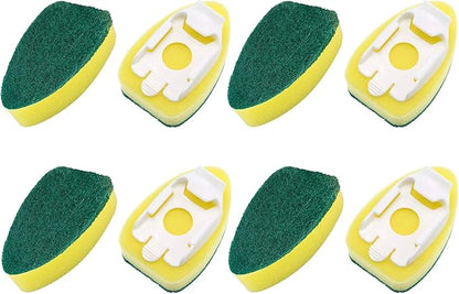 8 Pack Dishwand Refills Replacement Sponge Heads - Durable Dish Wand for Kitchen Room Dishwashing Cleaning Supplies