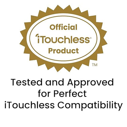 iTouchless Official AbsorbX Trash Can Odor Filters 3-Pack, Stops Garbage Smells, All Natural Activated Charcoal Deodorizer Air Freshener Absorber for 8 Gallon & Larger Garbage Bins with Compartment