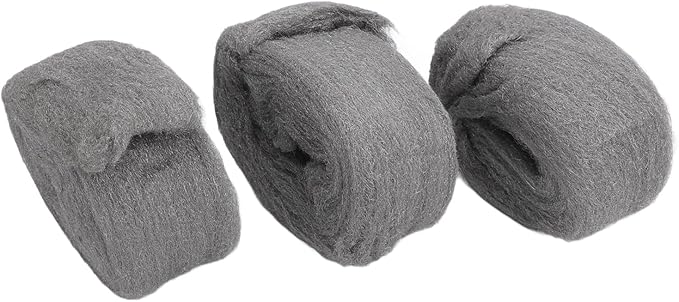 FTVOGUE Steel Wool Fill Fabric Kit 3 Rolls 3.3x10 Foot with Gloves Scissors Tweezers for Wall Cracks Holes Pipe Vents Rodents Barrier