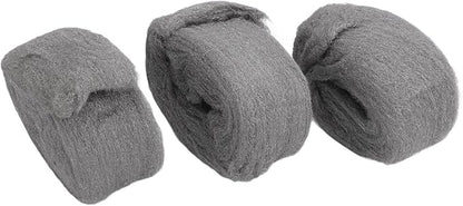 FTVOGUE Steel Wool Fill Fabric Kit 3 Rolls 3.3x10 Foot with Gloves Scissors Tweezers for Wall Cracks Holes Pipe Vents Rodents Barrier