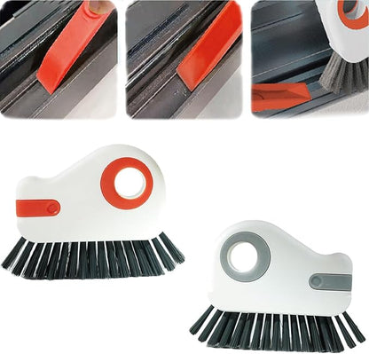 Window Sill Cleaner, Window Cleaner Groove Cleaning Brush,Magic Window Track Cleaner,Sliding Door Track Cleaner,2 in 1 Groove Cleaning Brush Window Track Cleaning Tools (Mix)