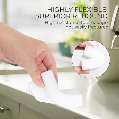 (100 Pack 3.9"x2.3"x0.8") Melamine Sponges Magic Cleaning Sponges in Bulk Eraser Sponges for Kitchen Bathroom Cleaning Supplies for Stains and Dirt