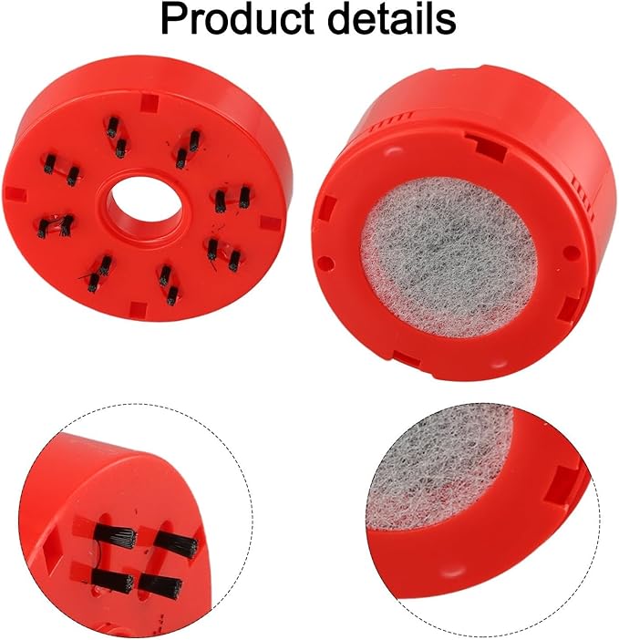 for Mini Desktop Vacuum Cleaner with High Suction Power, Portable Handheld for Vac for Crumbs and Debris on Desk, Keyboard, Sofa, Office and Home Use(Red)